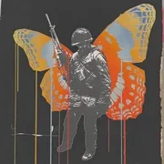 Hybrid Soldier concept with butterfly wings[174]