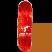 Red Hybrid Theory skate deck top