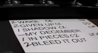 Setlist photo