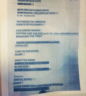 Monterrey Setlist
