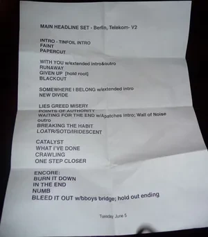 LTPlus Setlist