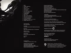 iTunes 14-track exclusive edition booklet page