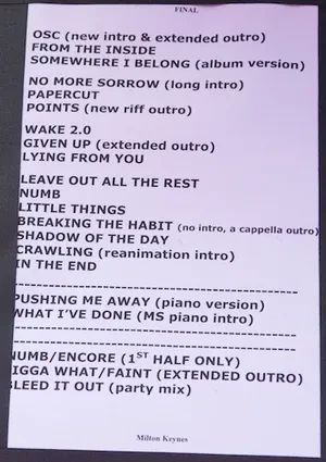 MK-Setlist