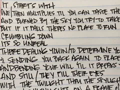 In The End Lyric Sheet